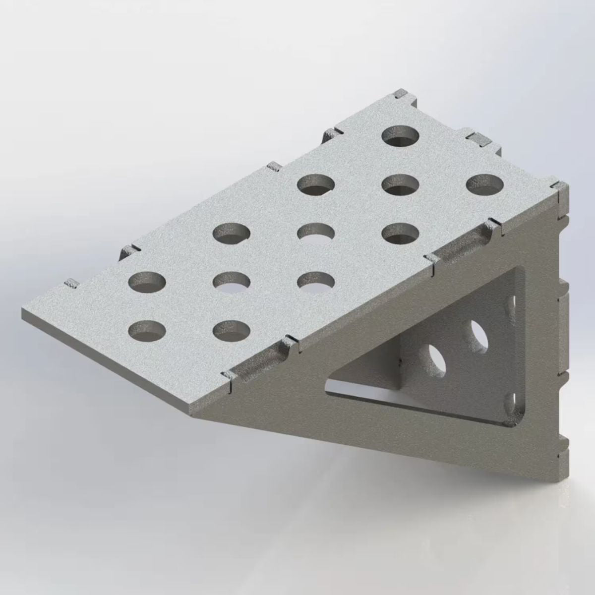 Baileigh WJT-AB864UW-16 Angle Block for 16mm Welding Tables — 8.75" × 6" × 4"