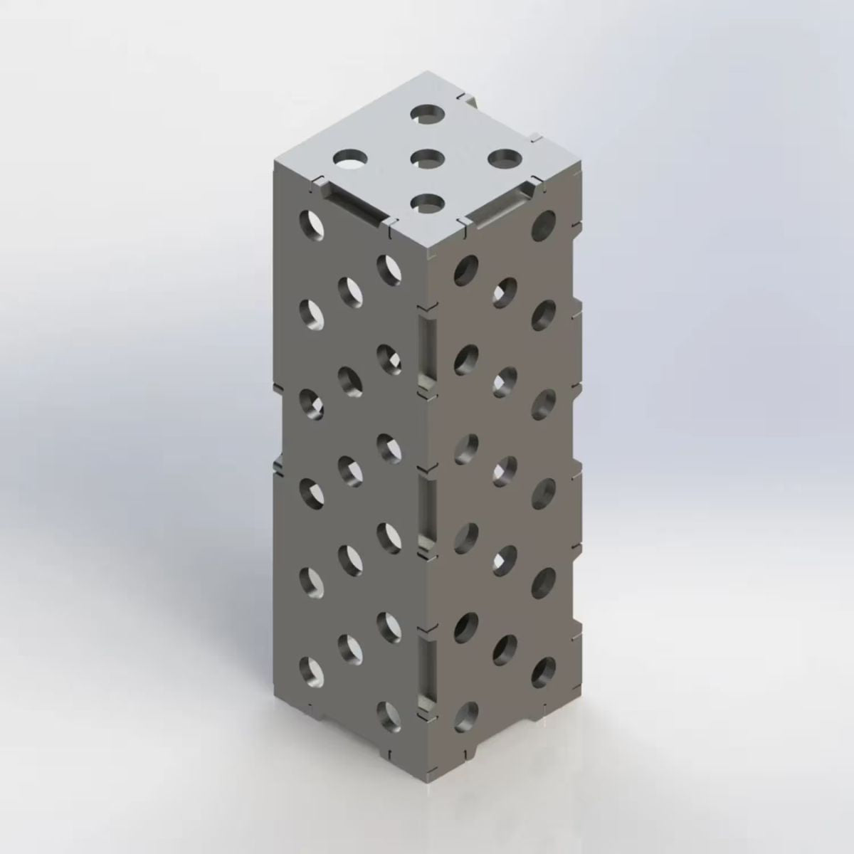 Baileigh WJT-SB1144UW-16 Square Block for 16mm Welding Tables — 11.75" × 4" × 4"
