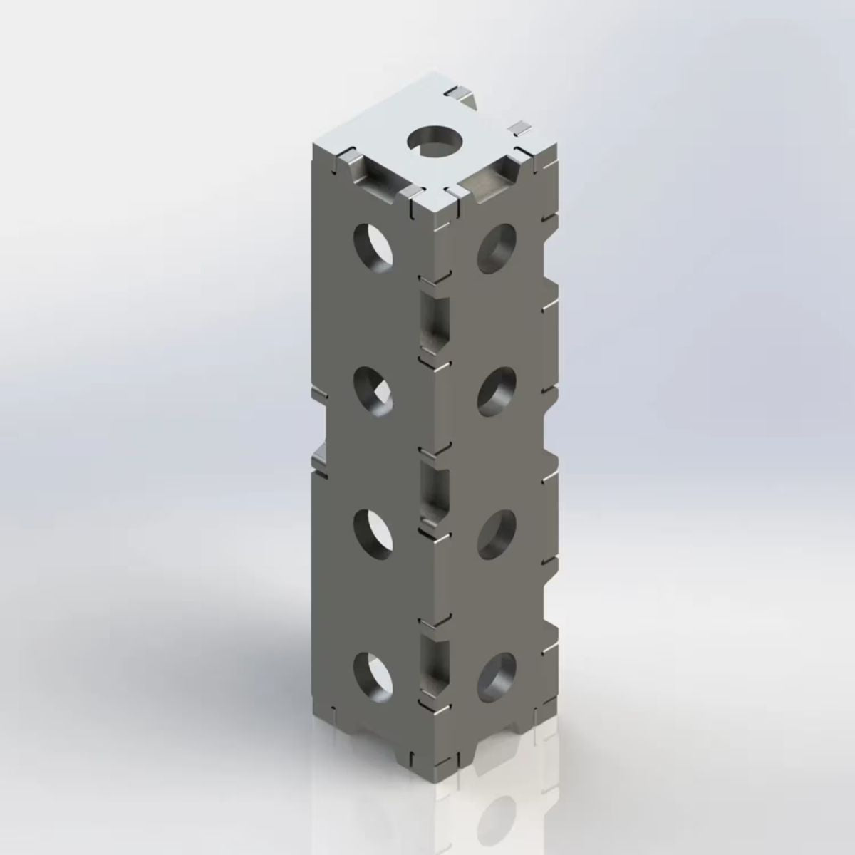 Baileigh WJT-SB722UW-16 Square Block for 16mm Welding Tables — 7.75" × 2" × 2"