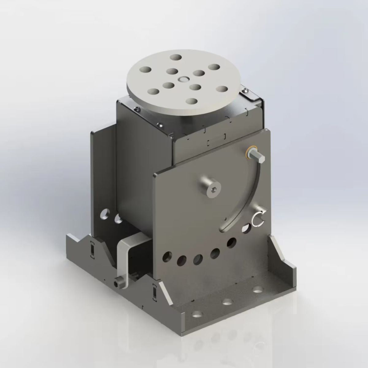 Baileigh WJT-WP6UW-16 6" Manual Weld Positioner for 16mm Welding Tables