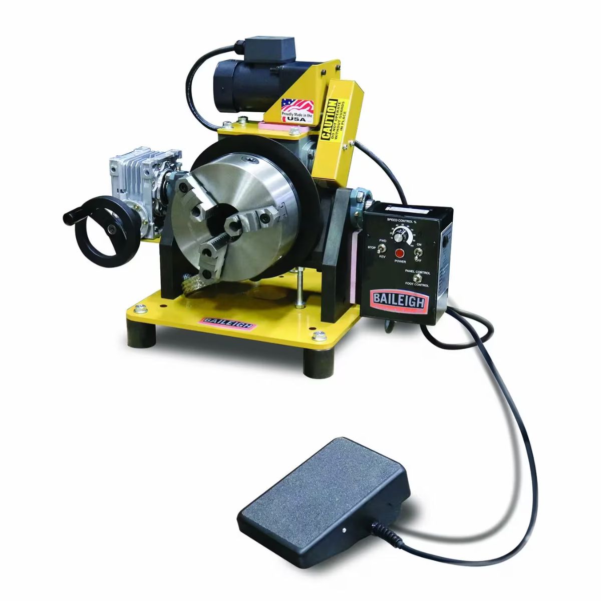 Baileigh WP-1800B 8" 3-Jaw Chuck Benchtop Welding Positioner