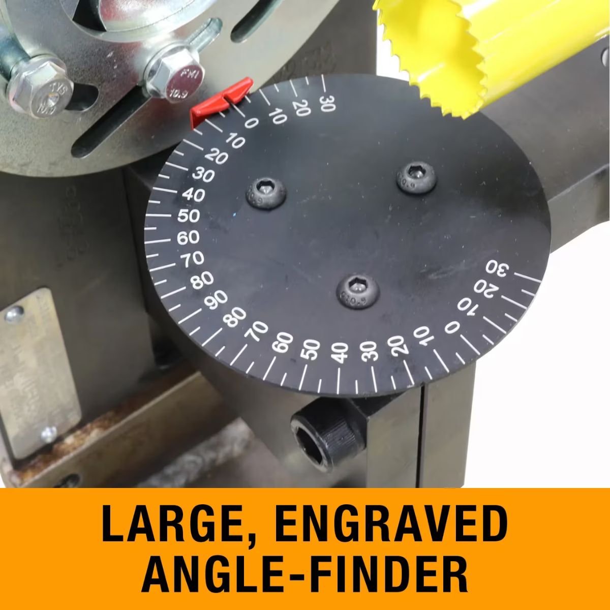 Baileigh TN-250 Vise Mount Hole Saw Tube Notcher — 2-1/2" OD Max