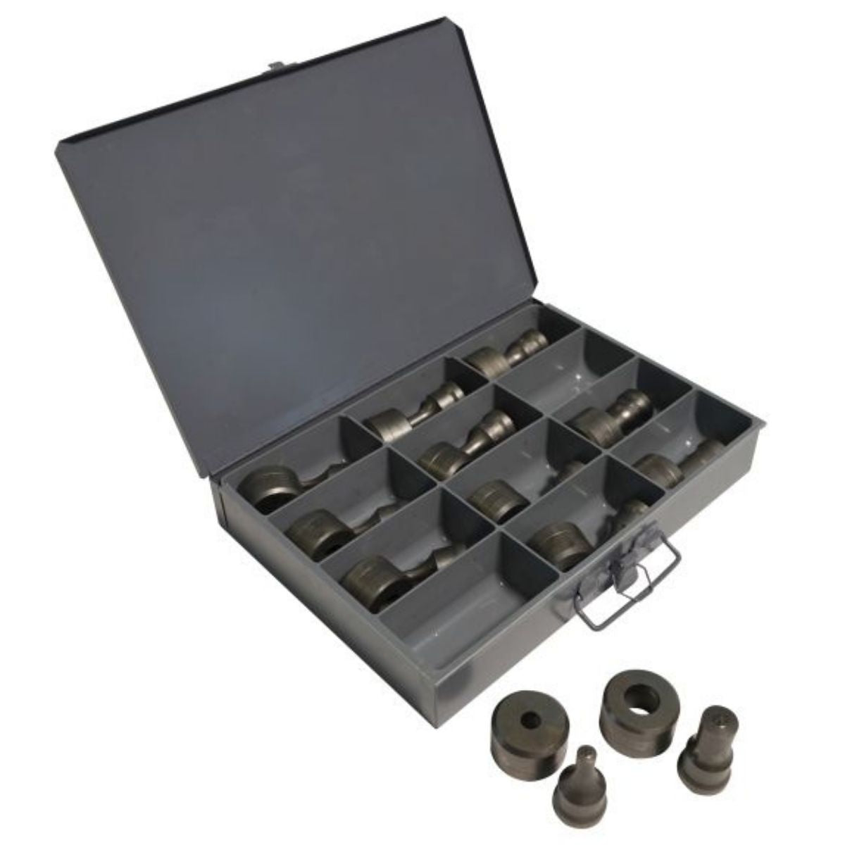Edwards 12-Piece Metric Round Punch & Die Set with Storage Case