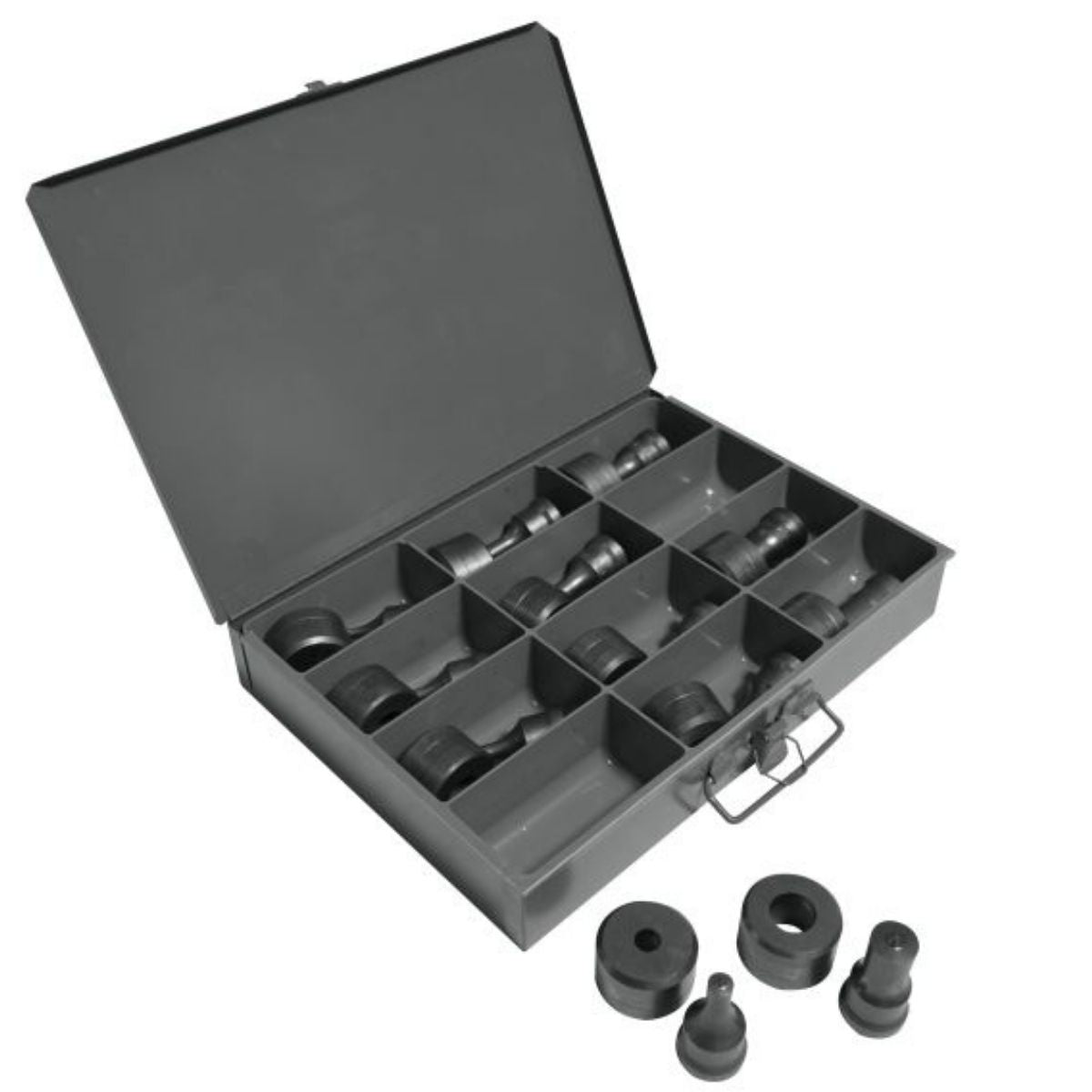 Edwards 12-Piece Standard Round Punch & Die Set with Storage Case
