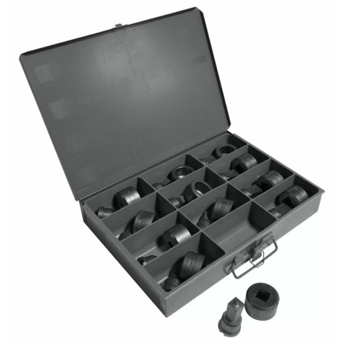Edwards 12-Piece Square Punch & Die Set with Storage Case