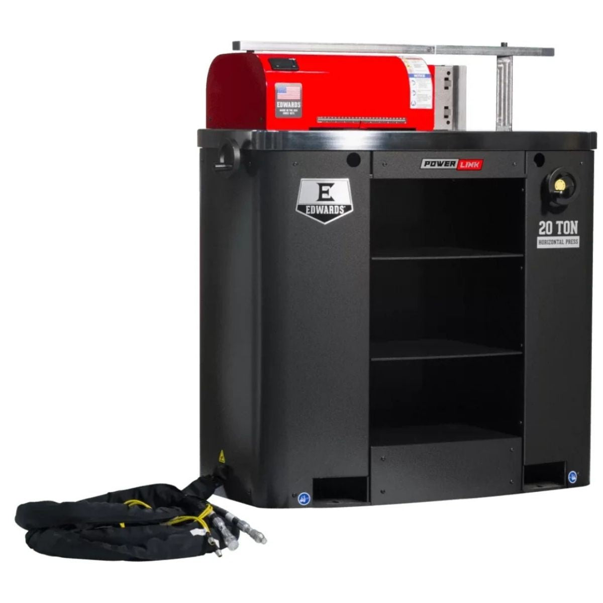 Edwards 20-Ton Horizontal Press with Portable Power Unit