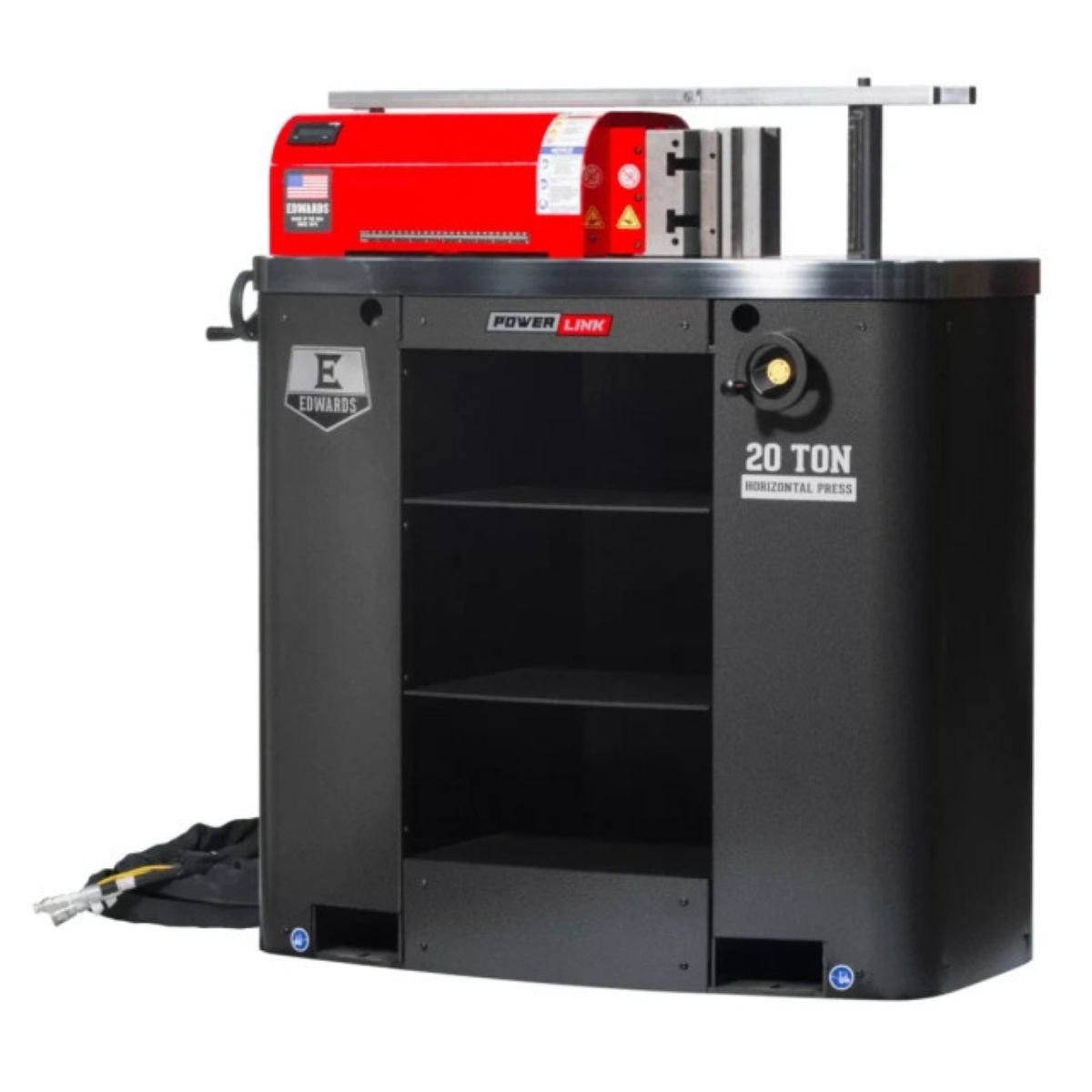 Edwards 20-Ton Horizontal Press with Portable Power Unit