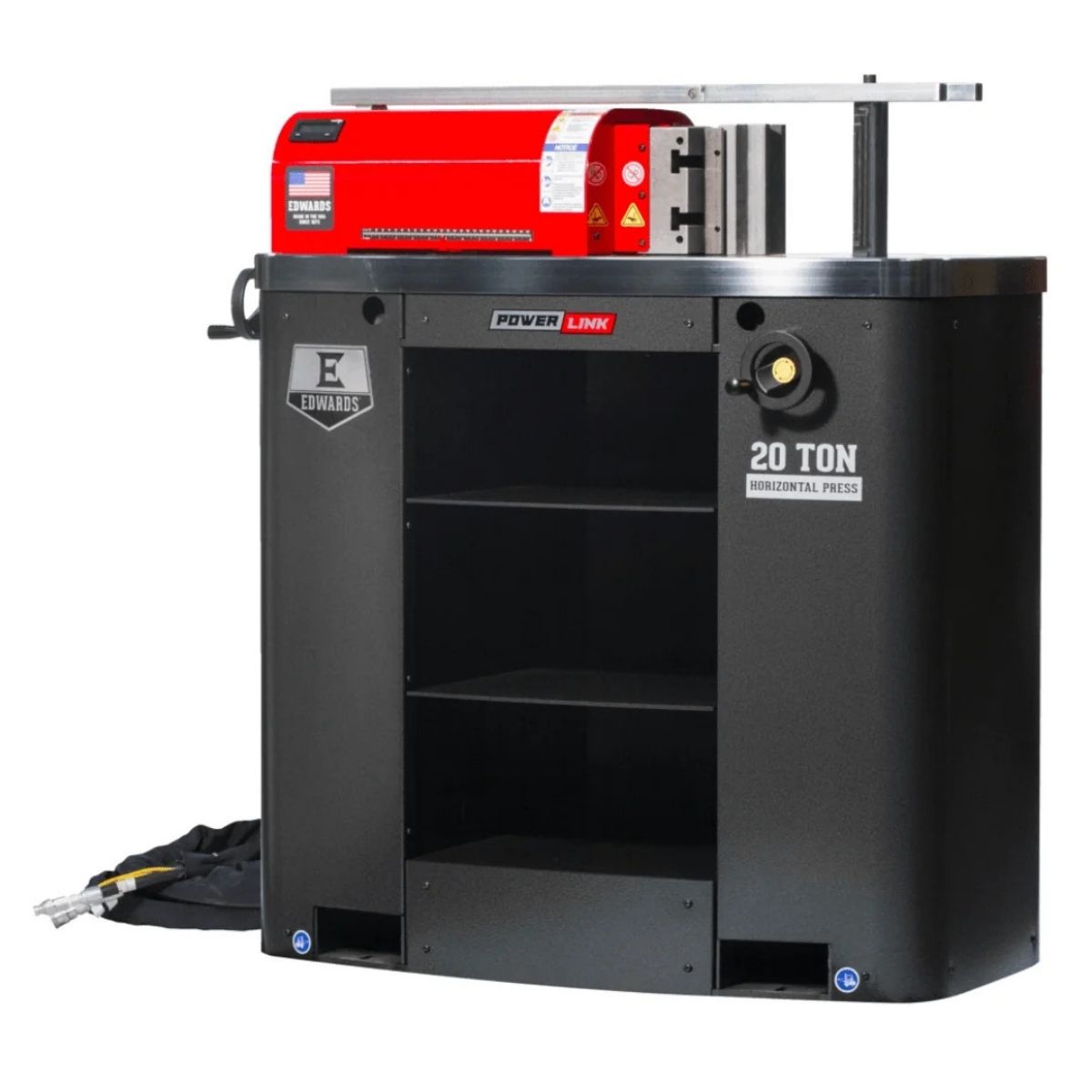 Edwards 20-Ton Horizontal Press with PowerLink Hydraulic Tool