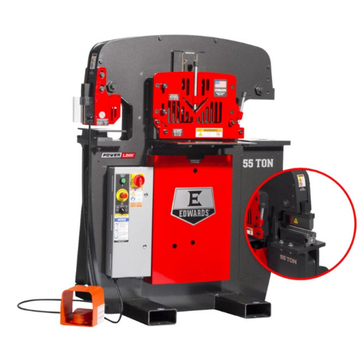 Edwards 55-Ton Ironworker with 10" Brake — IW55