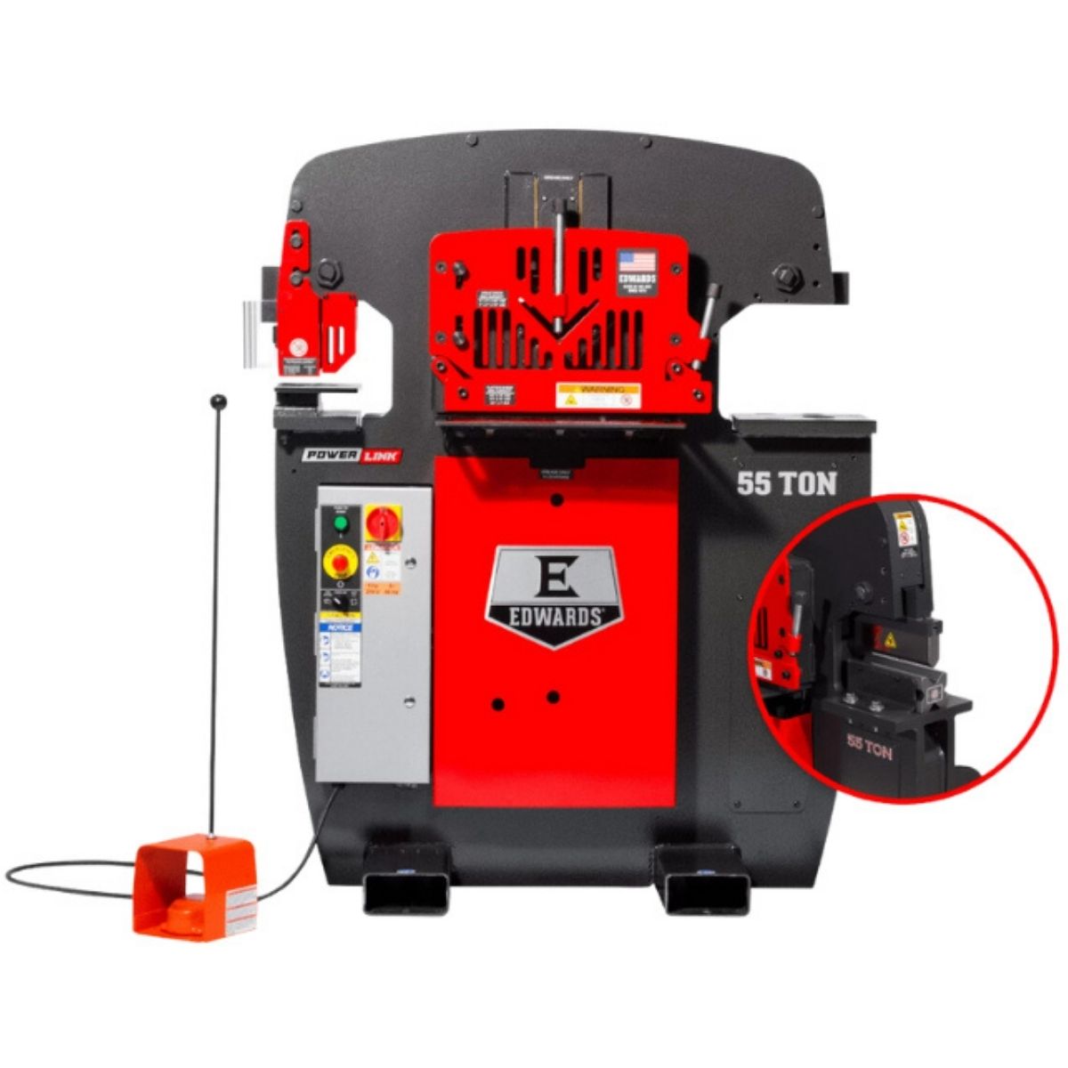Edwards 55-Ton Ironworker with Coper Notcher — IW55