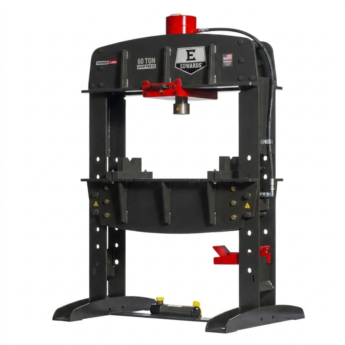 Edwards 60-Ton Shop Press Frame Only and PowerLink Hydraulic Tool
