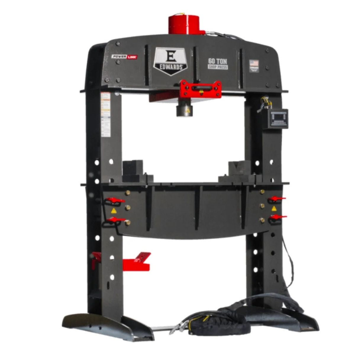 Edwards 60-Ton Shop Press with PLC and PowerLink Hydraulic Tool