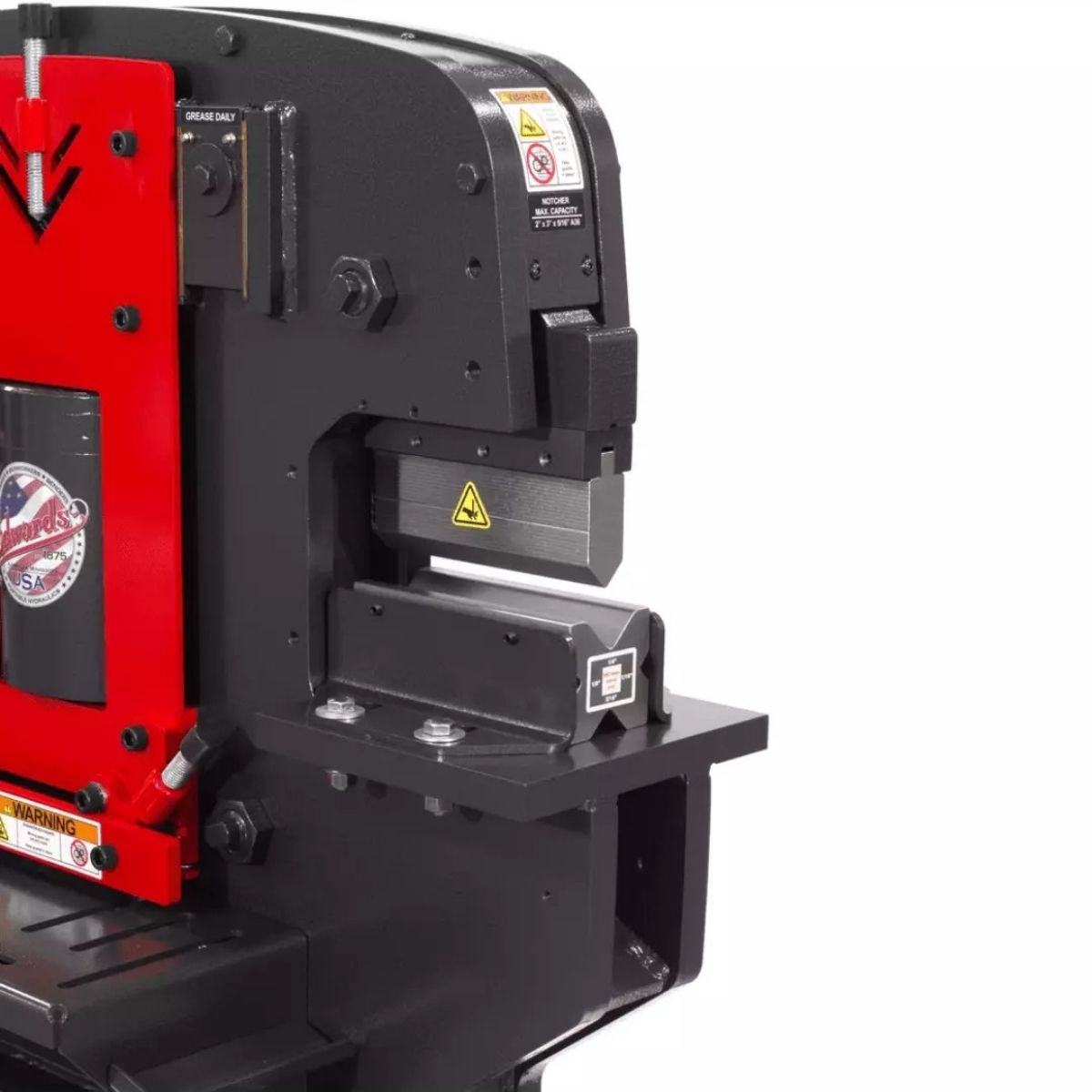 Edwards 8" Brake with 4-Way Die for Ironworkers