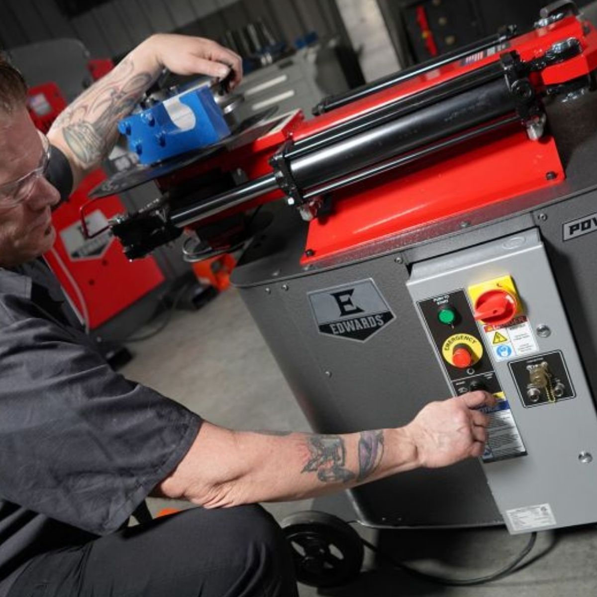 Edwards HPST2375 Rotary Draw Bender with PowerLink Source