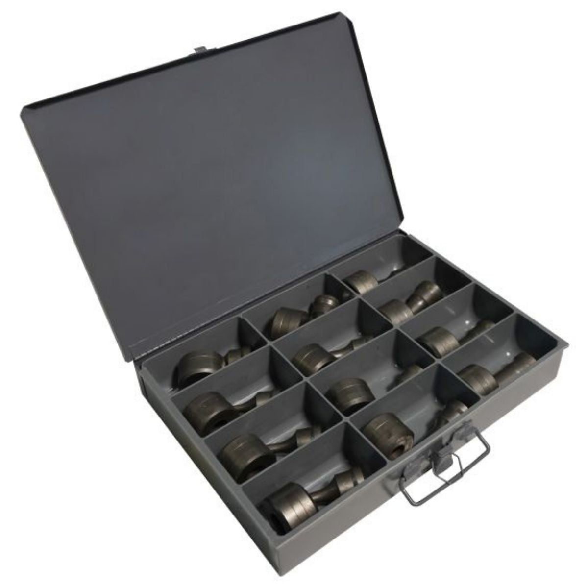 Edwards 12-Piece Metric Round Punch & Die Set with Storage Case
