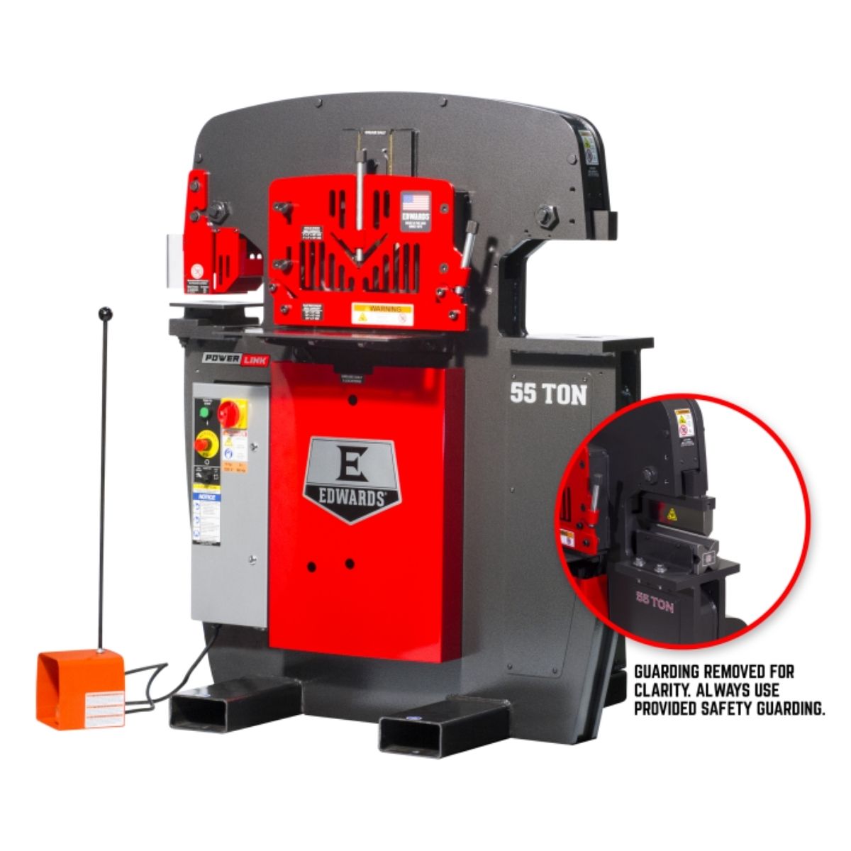 Edwards 55-Ton Ironworker with 10" Brake — IW55