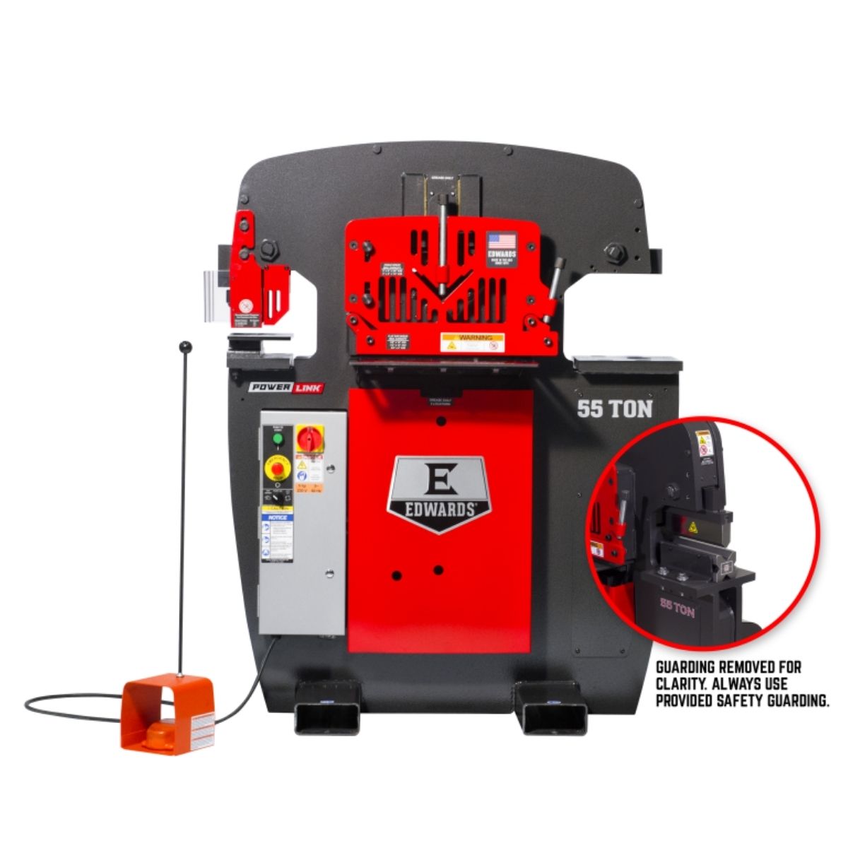 Edwards 55-Ton Ironworker with 10" Brake — IW55