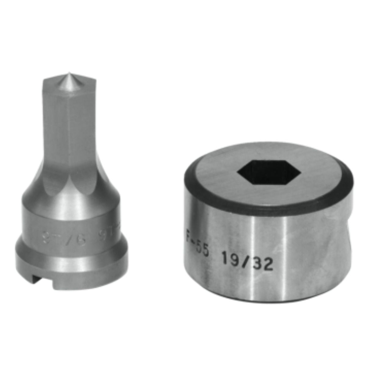 Edwards Standard Hex Punch & Die Set for Ironworkers