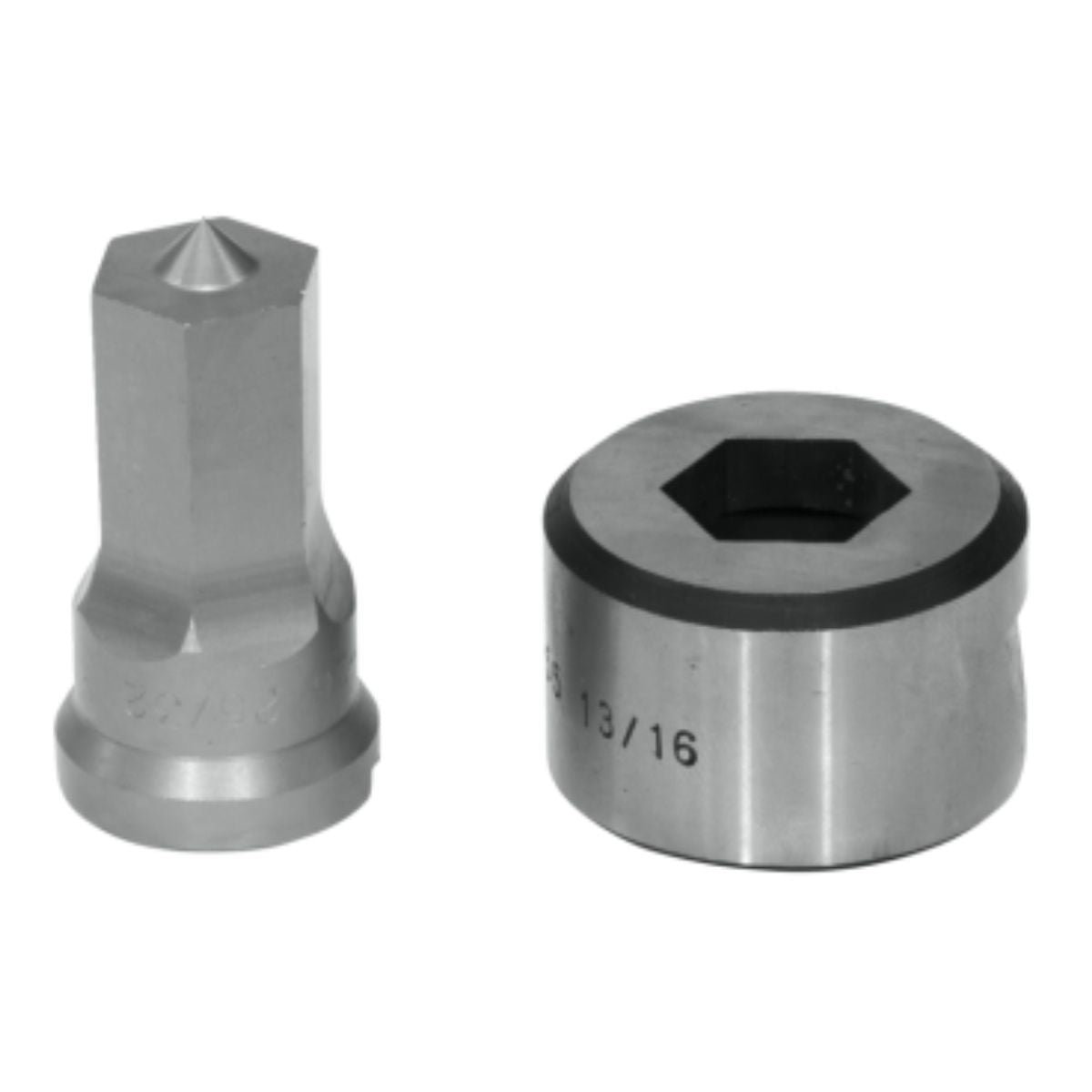 Edwards Standard Hex Punch & Die Set for Ironworkers