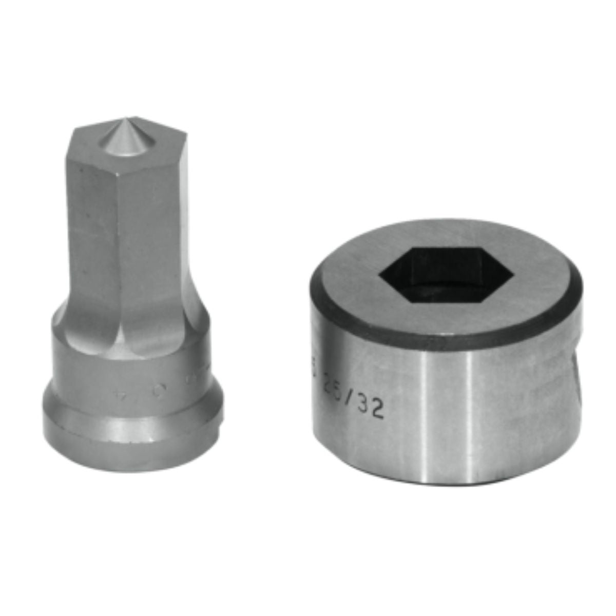 Edwards Standard Hex Punch & Die Set for Ironworkers