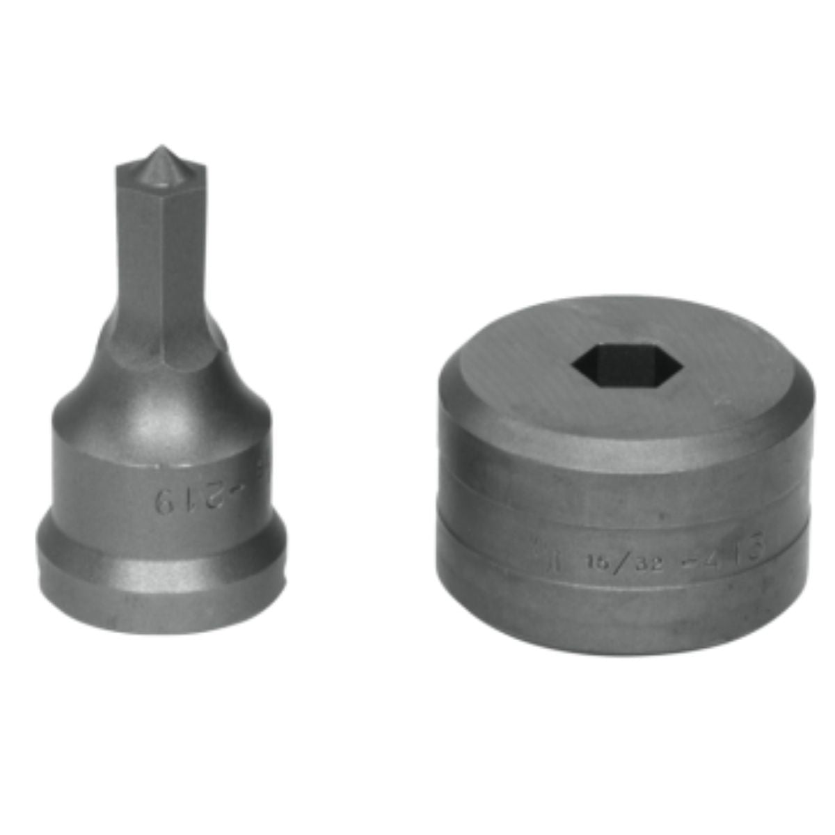 Edwards Standard Hex Punch & Die Set for Ironworkers