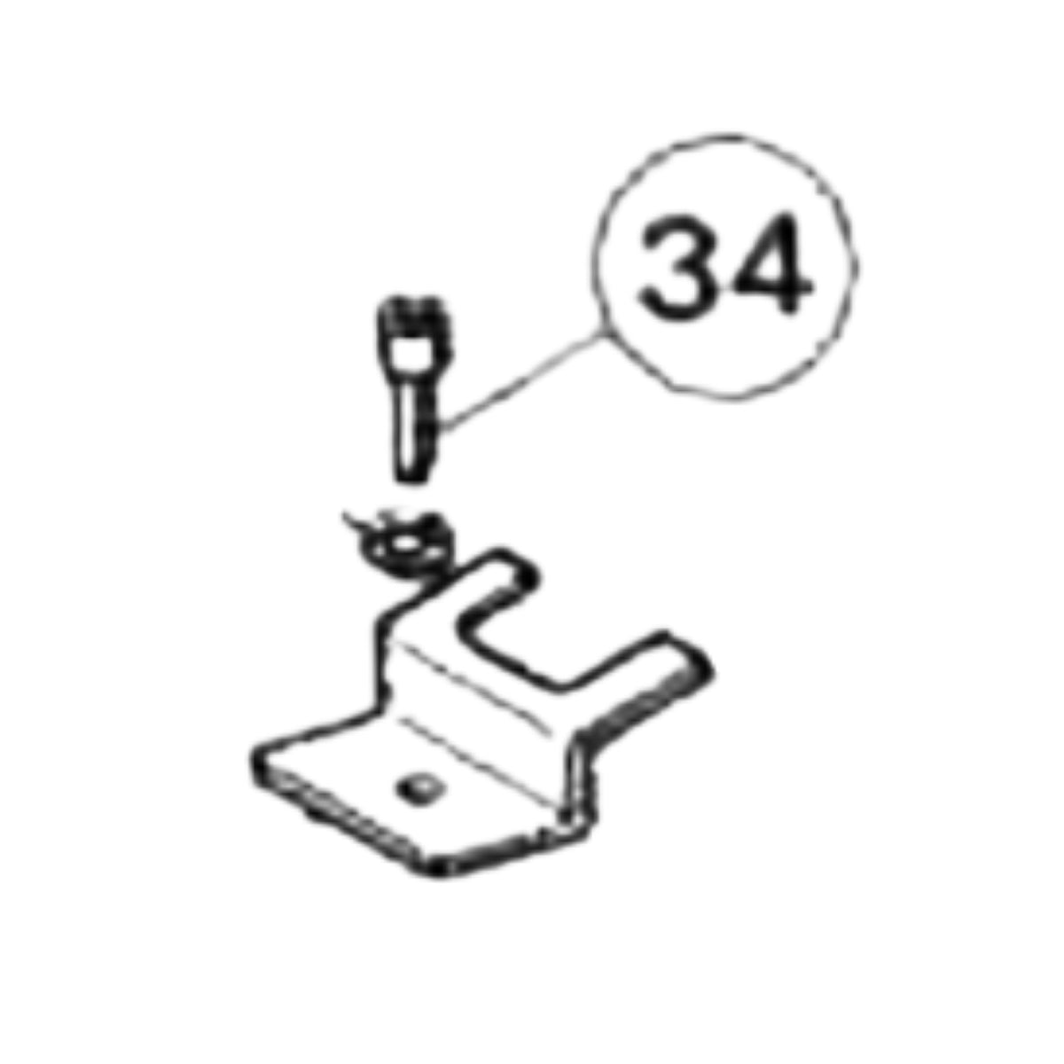 HEGNER NUMBER 034 : SCREW, M4X10
