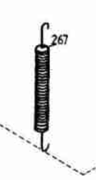 Hegner Part 267 : COIL SPRING - LONG 4 1/4"
