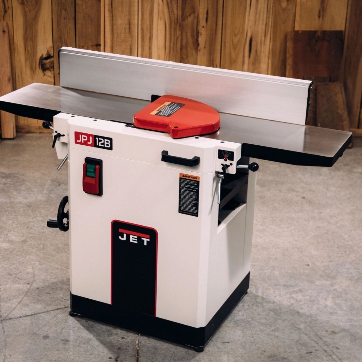 JET 12" JPJ-12B Jointer Planer – Straight Knife