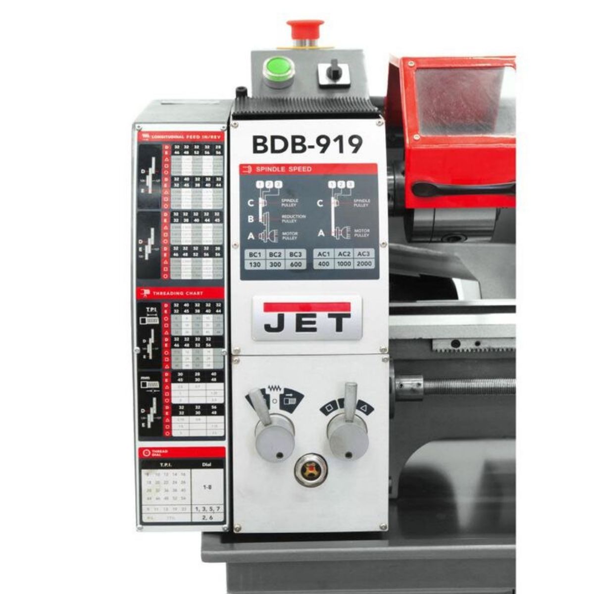 JET BDB-919 9" × 19" Belt Drive Bench Lathe