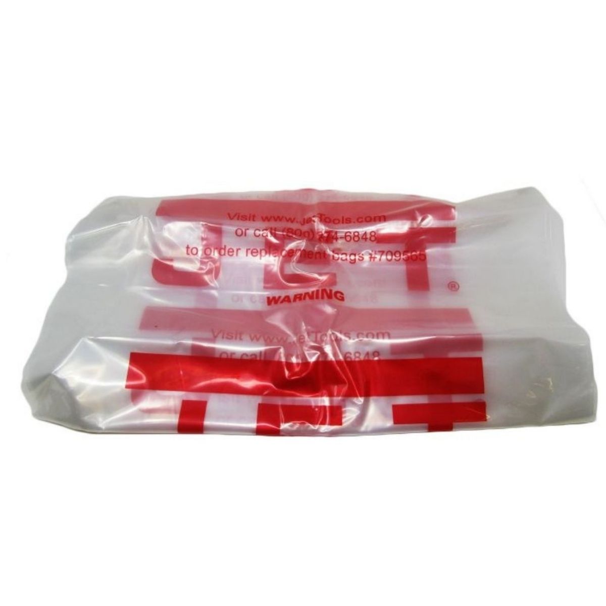 JET Clear Plastic 14" Diameter Collection Bag (pack of 5)