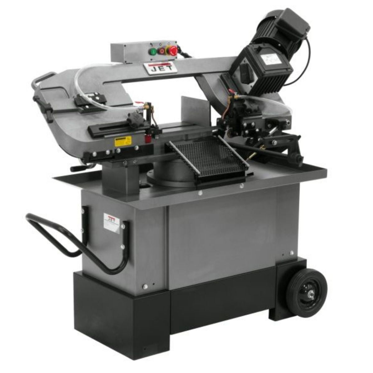 JET HVBS-710G 7" × 10-1/2" Geared Head Horizontal/Vertical Metal Bandsaw