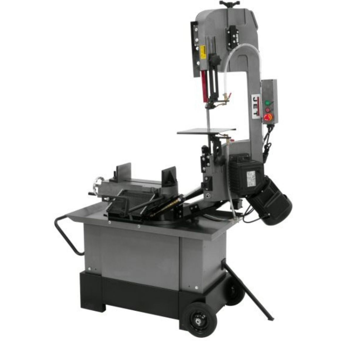 JET HVBS-710G 7" × 10-1/2" Geared Head Horizontal/Vertical Metal Bandsaw