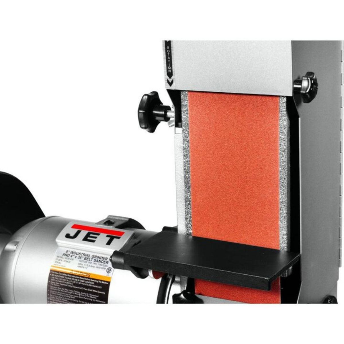 JET IBGB-436 8" Bench Grinder with 4" × 36" Belt Sander