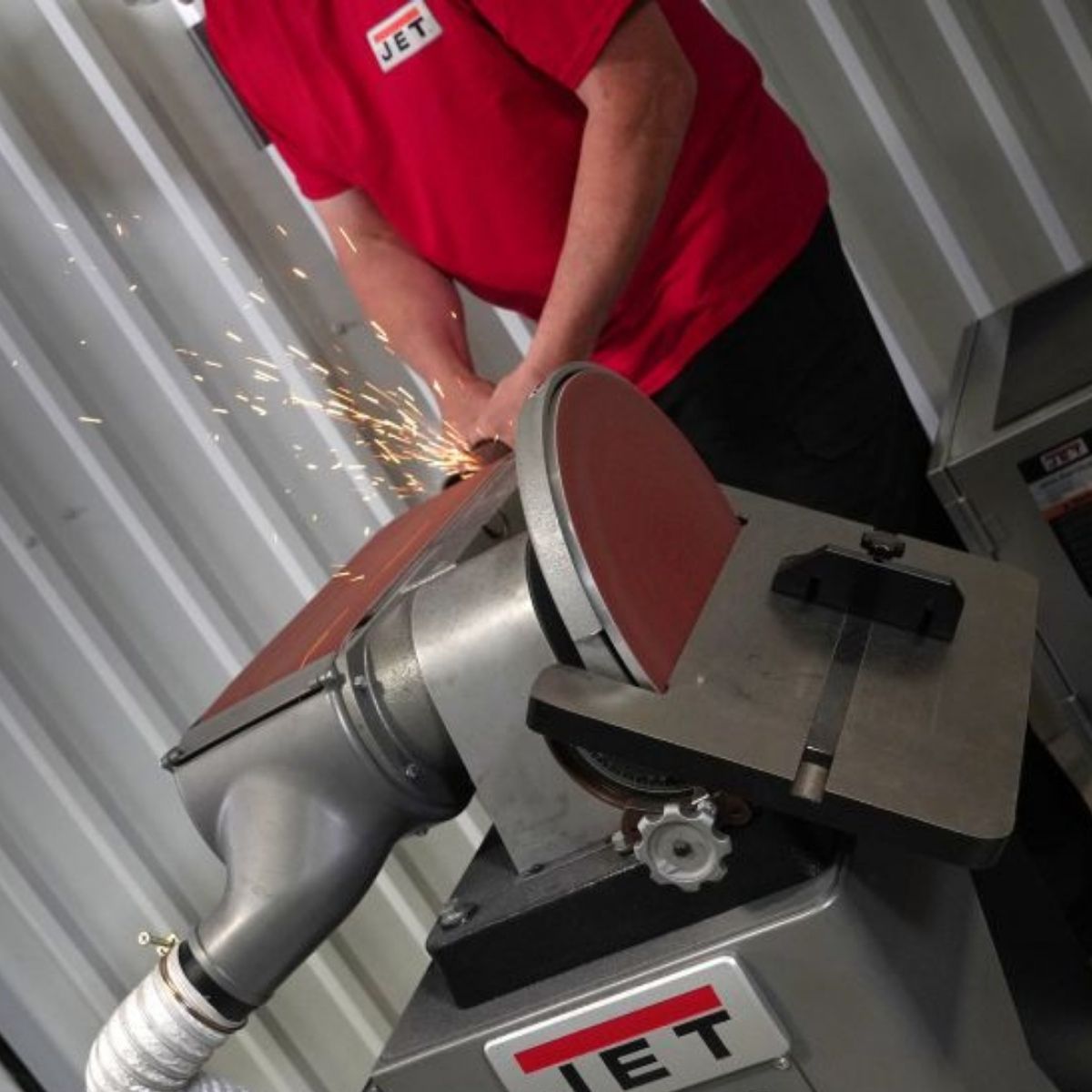JET J-64812VS 6" x 48" Variable-Speed Belt & 12" Disc Sander