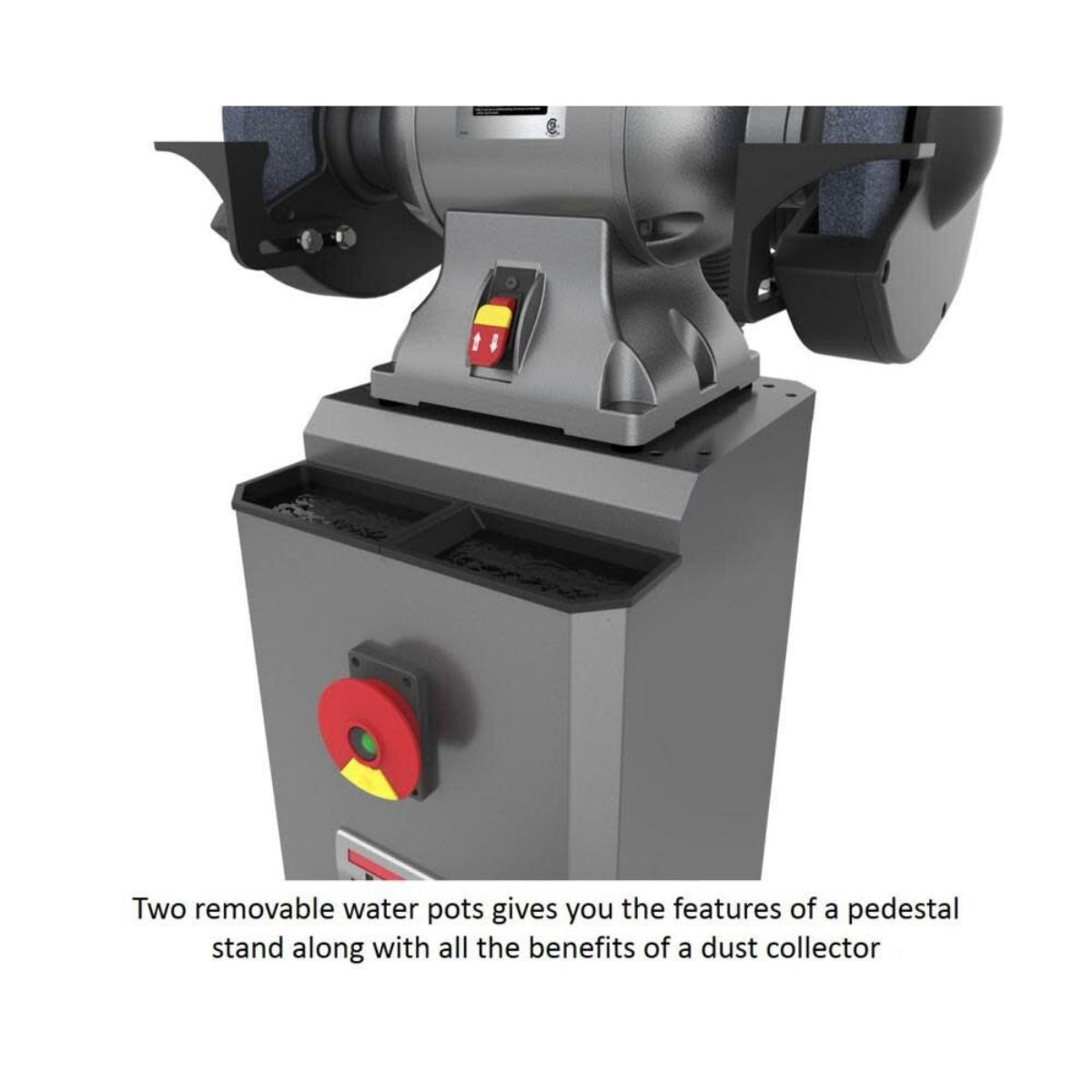 JET JDCS-505 Metal Dust Collector for Bench Grinders & Sanders