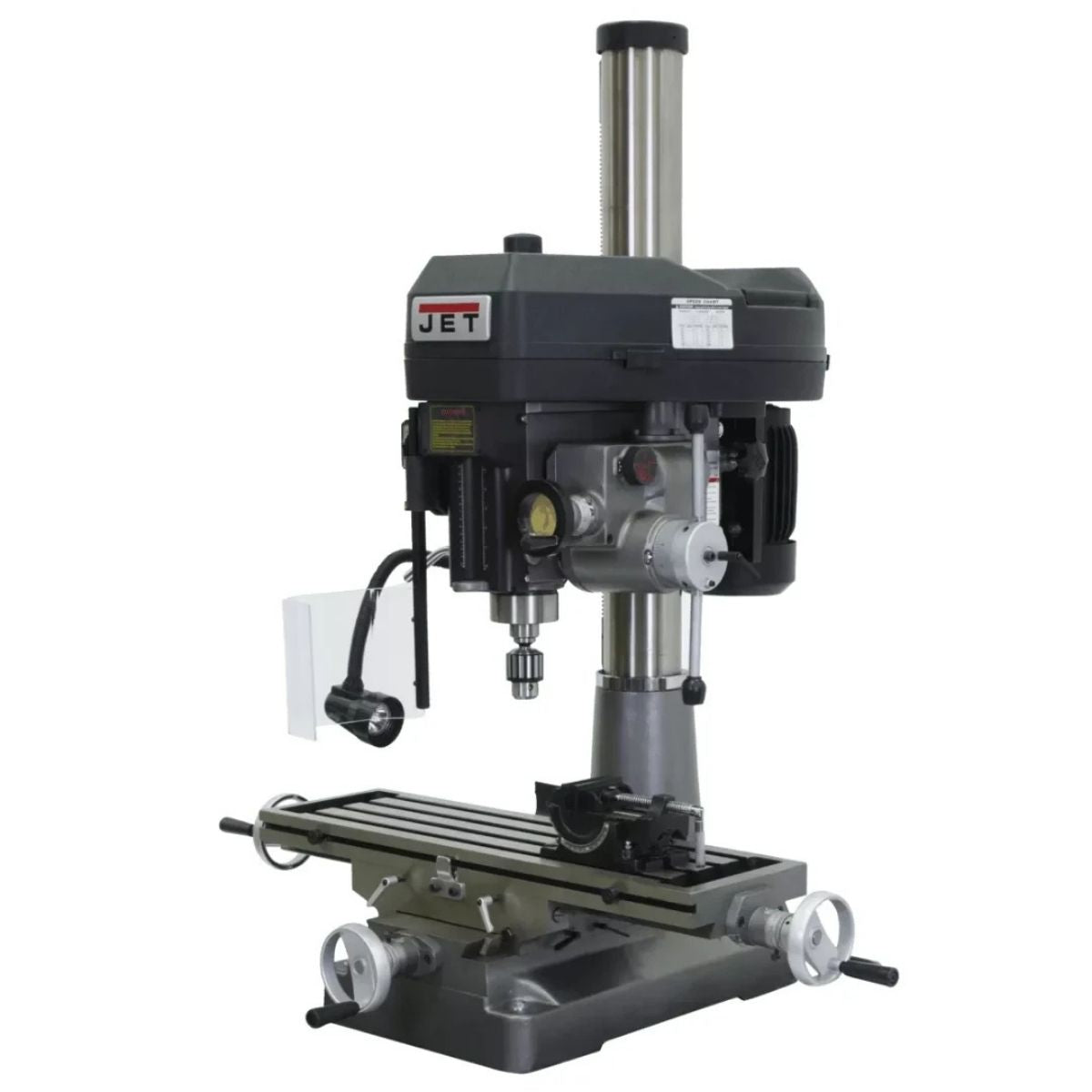 JET JMD-18PFN Benchtop Milling Machine with Power Downfeed