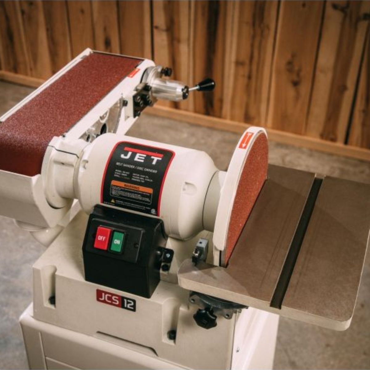 JET JSG-6DCK Benchtop 6" x 48" Belt / 12" Disc Sander