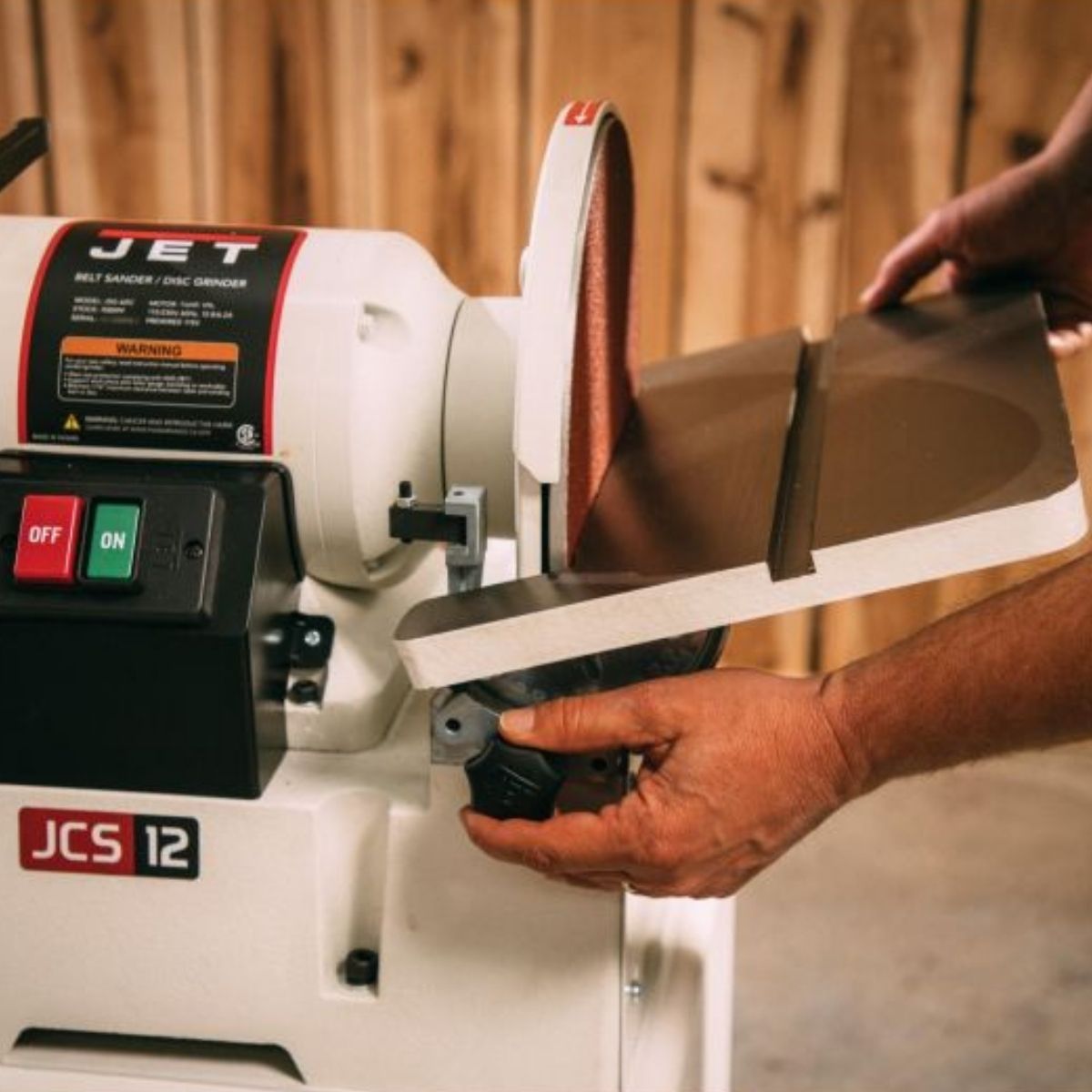 JET JSG-6DCK Benchtop 6" x 48" Belt / 12" Disc Sander