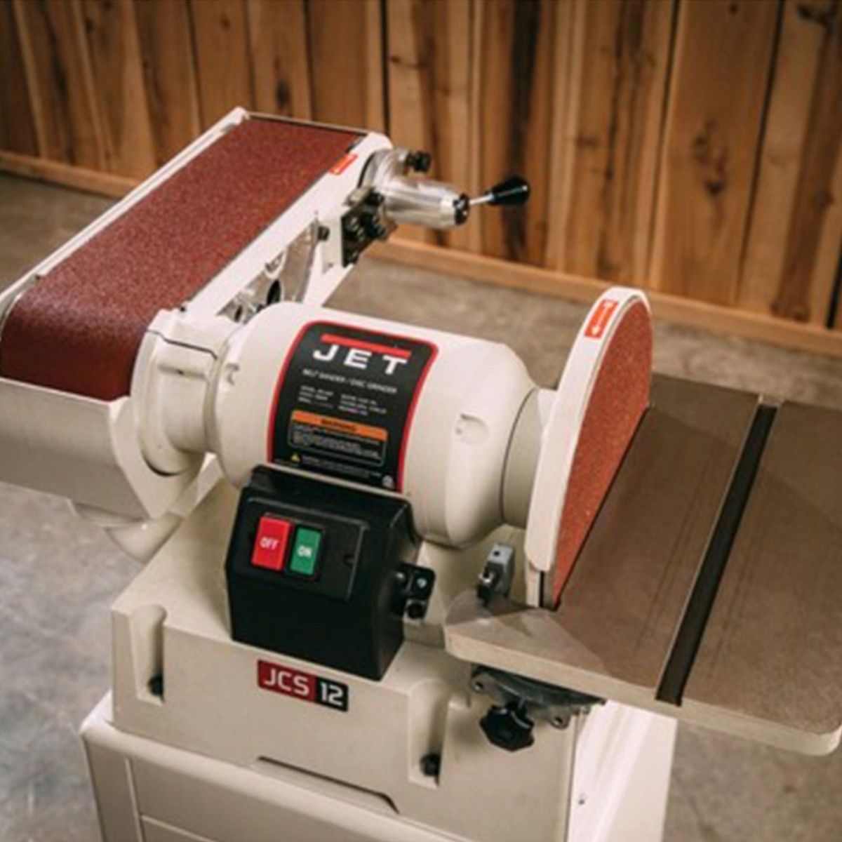 JET JSG-6DCK Closed Stand 6" x 48" Belt / 12" Disc Sander