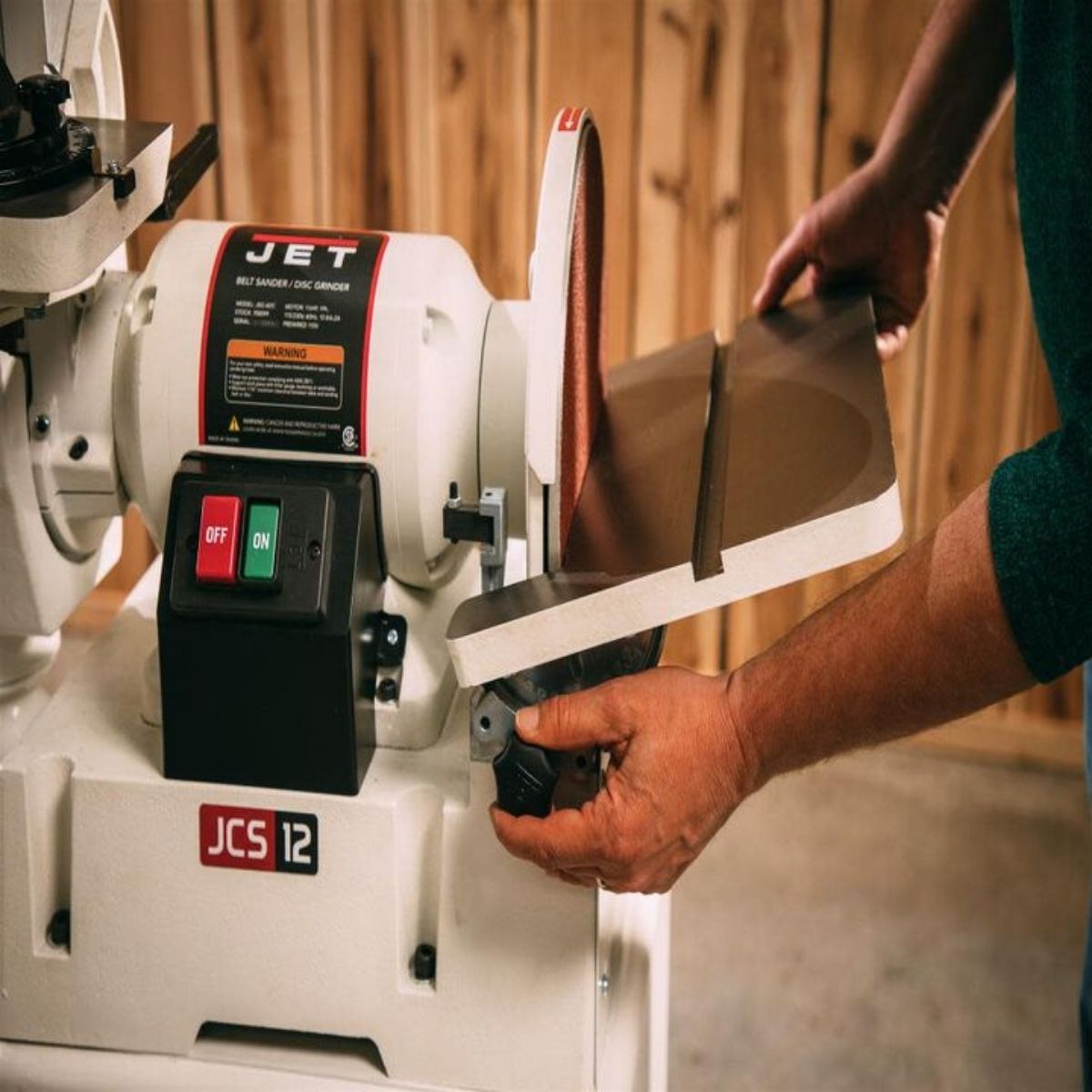 JET JSG-6DCK Open Stand 6" x 48" Belt / 12" Disc Sander