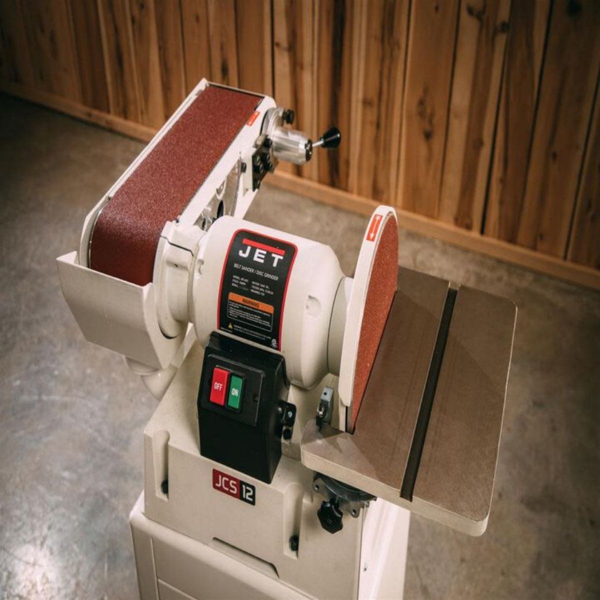 JET JSG-6DCK Open Stand 6" x 48" Belt / 12" Disc Sander