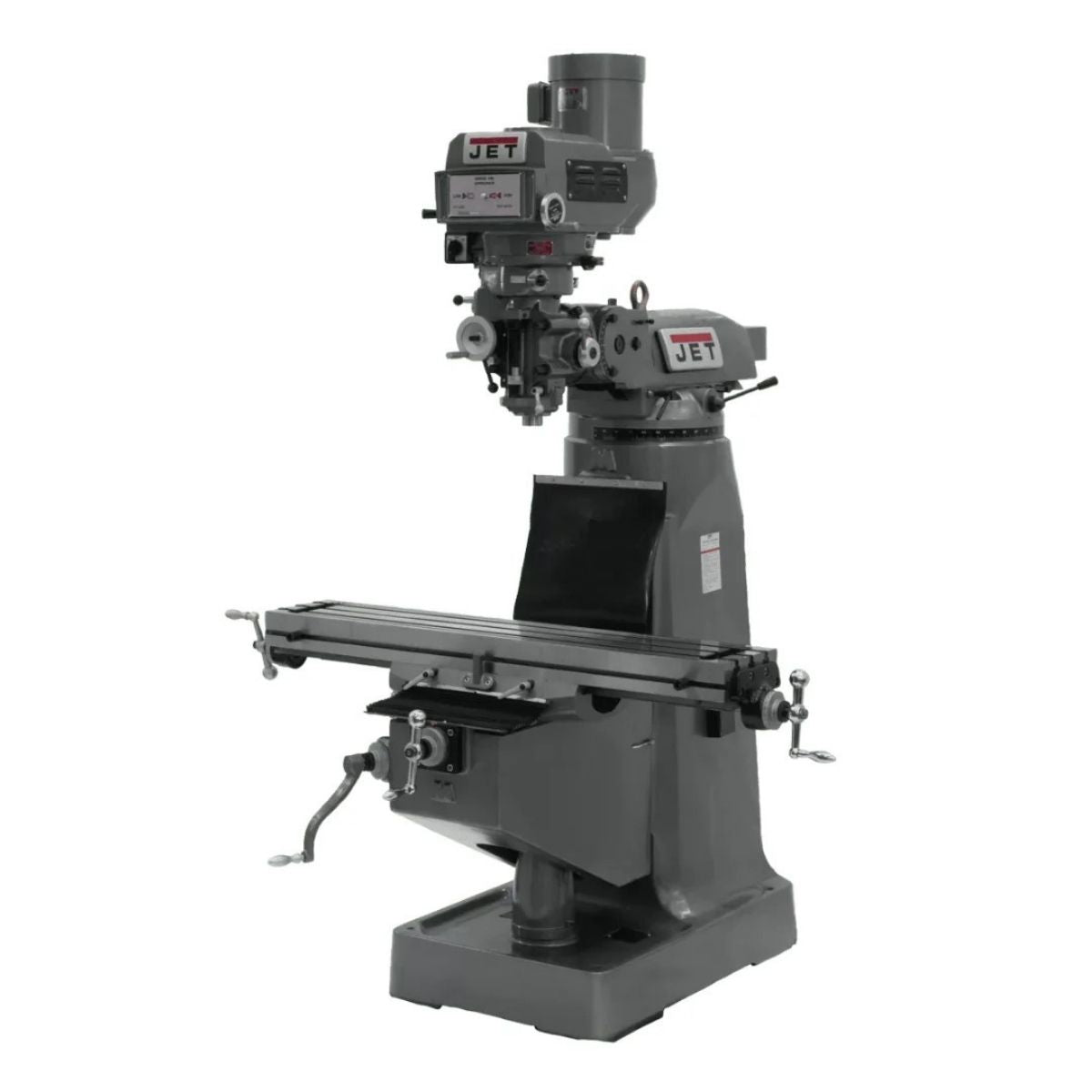 JET JTM-4VS 9" × 49" Variable Speed Vertical Milling Machine