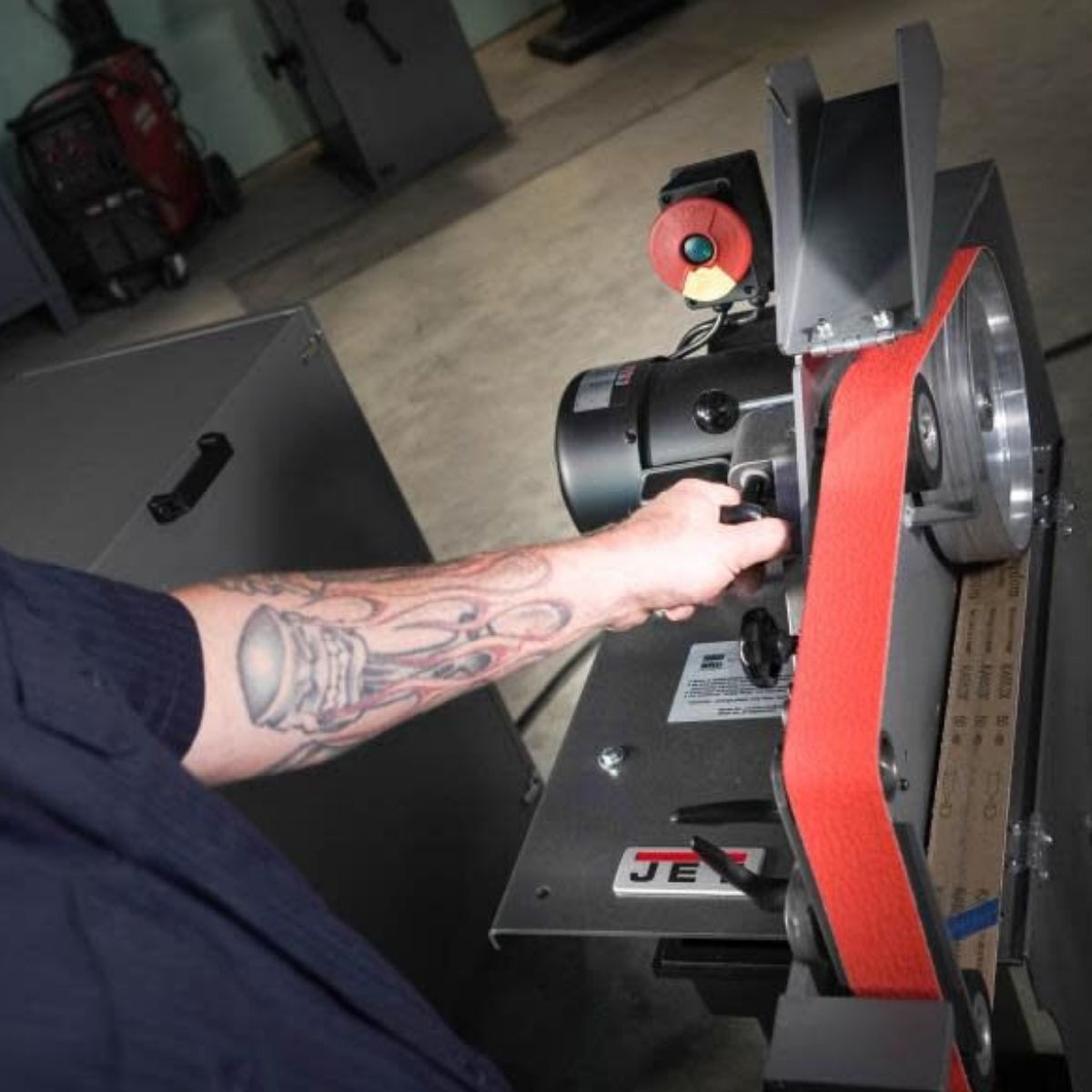 JET SWG-272 2" × 72" Square Wheel Belt Grinder