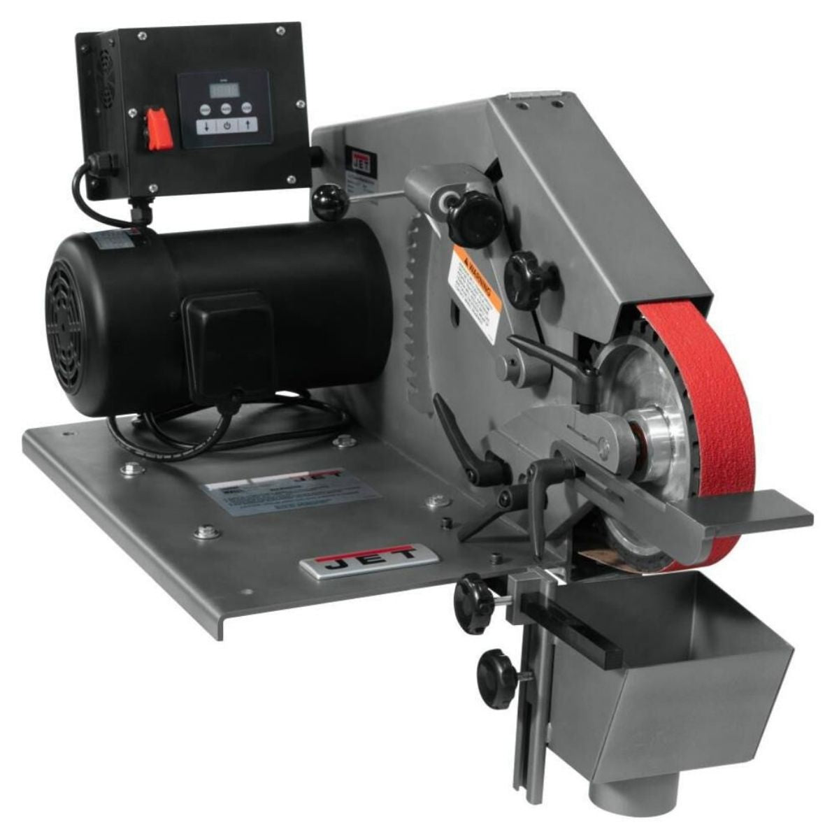 JET SWG-272VS 2" × 72" Variable Speed Square Wheel Belt Grinder