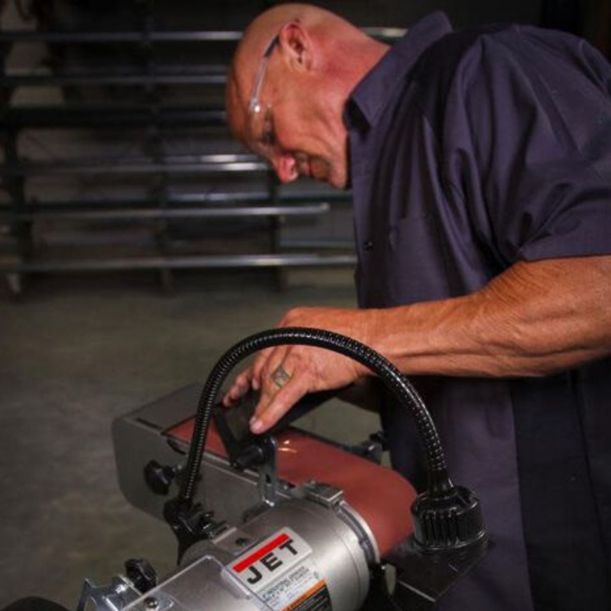 JET IBGB-248 8" Bench Grinder with 2" × 48" Belt Sander