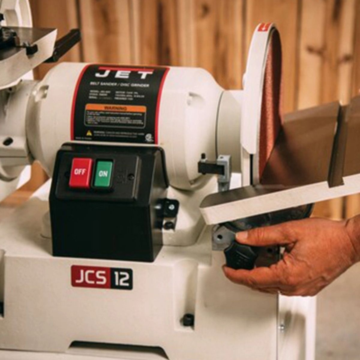 JET JSG-6DCK Closed Stand 6" x 48" Belt / 12" Disc Sander