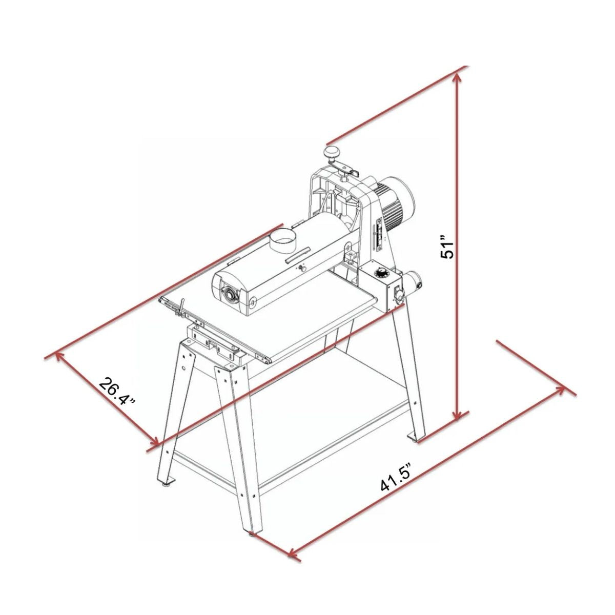 Laguna Supermax 19-38 Drum Sander