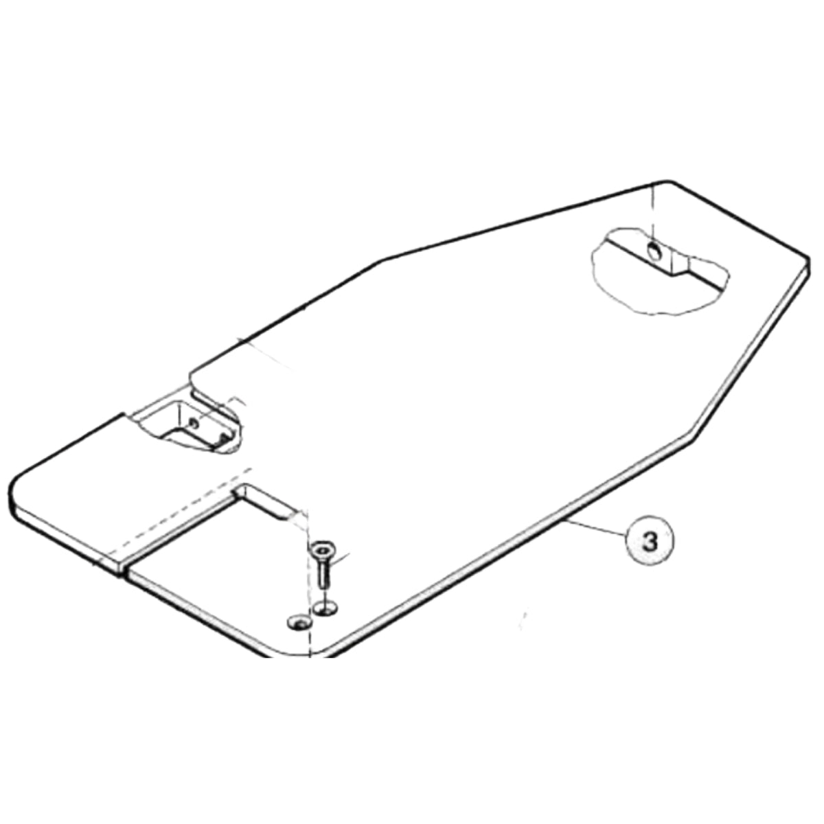 M14-E/M2 PART NUMBER 003: TABLE, 9" X 17"