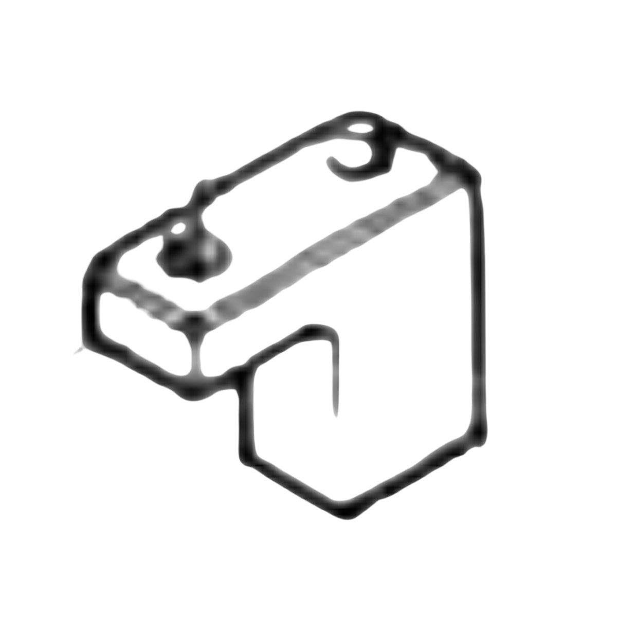 M18-V/M18-S Part Number 250 : BLADECLAMP HOLDER FOR UPPER ARM 204