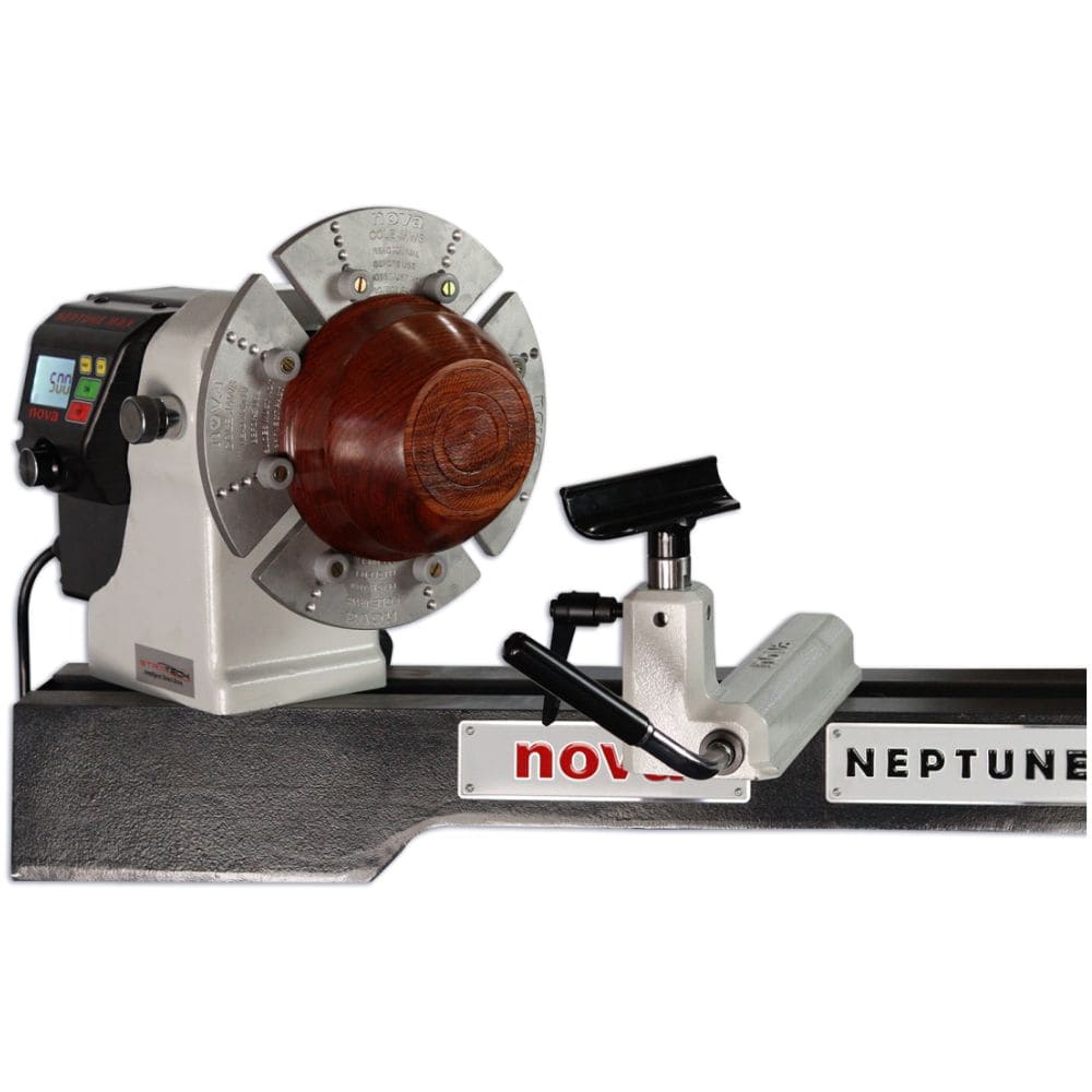 Nova Neptune Max Smart Direct Drive Swiveling Sliding Headstock.
